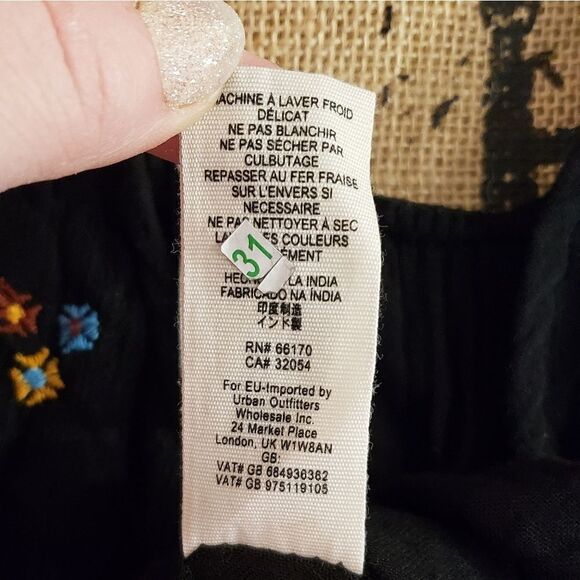 Free People Flowy Floral Embroidered Dress, Sz Small - Picture 14 of 15